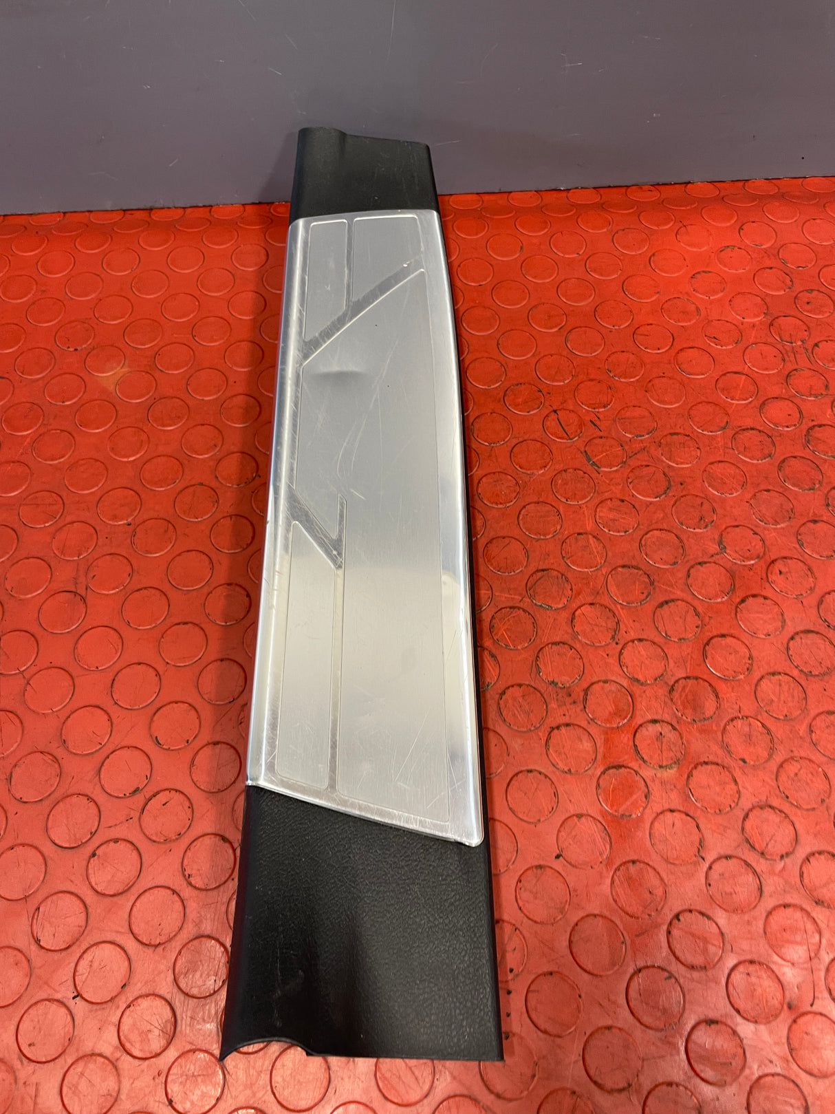 Toyota Hilux Invincible INNER CHROME THRESHOLD DOOR SILL TRIM Rear Driver's Side 2016-2023 P/N 67917KK010
