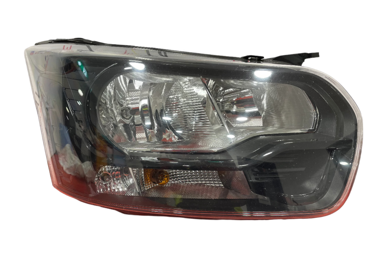 Ford Transit MK8 DRIVERS SIDE HEADLIGHT WITH BLACK INSERT 2016-2019  P/N GK3113W029AA