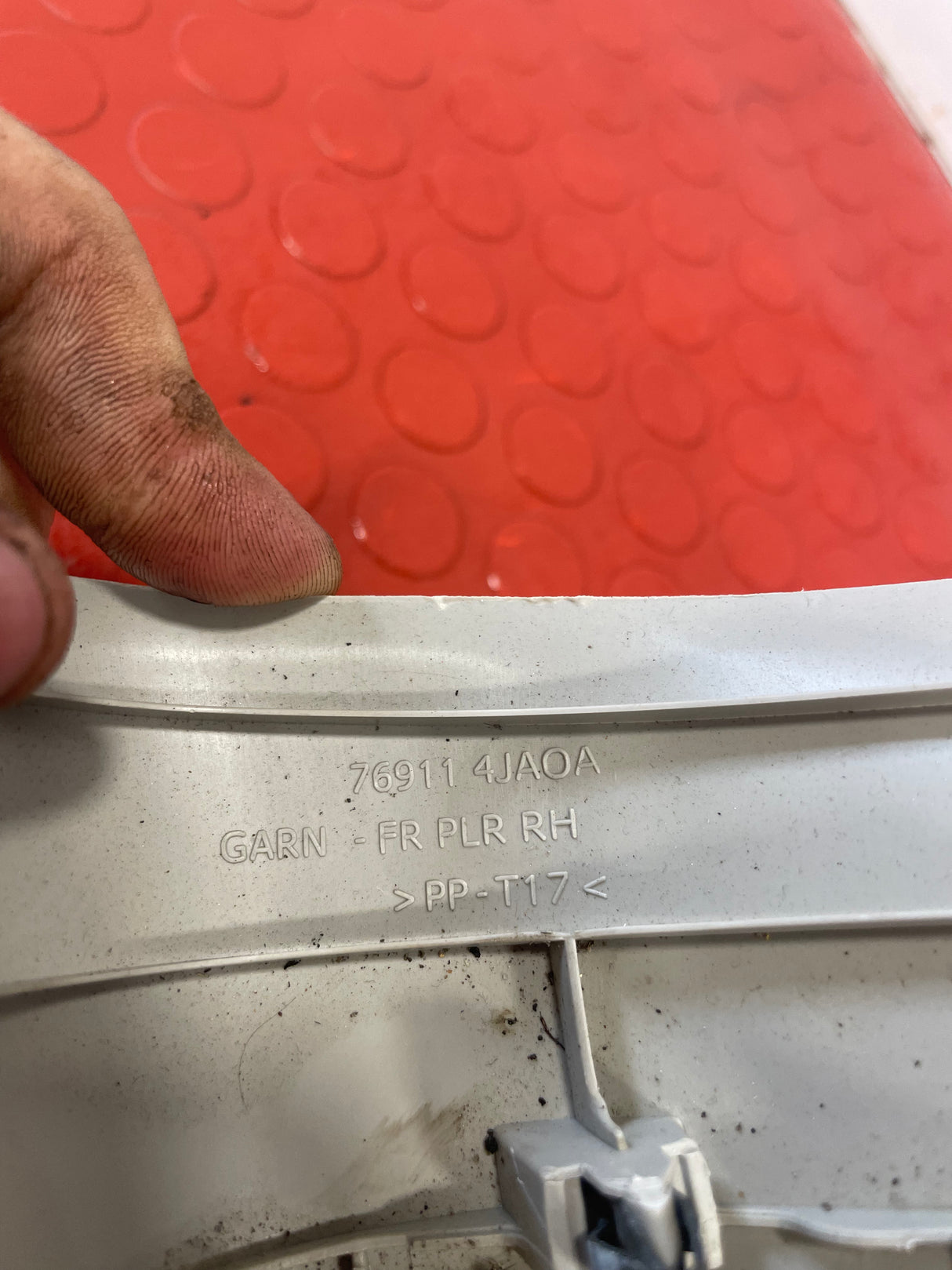 Nissan Navara D/S INTERIOR TRIM PIECE 2018 P/N 769114JA0A
