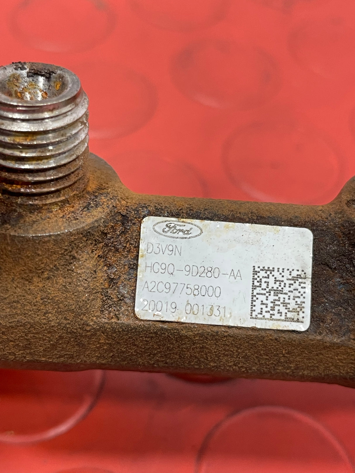 Ford Transit Custom FUEL RAIL MK8 2020-2024 2.0 P/N HG9Q9D280AA