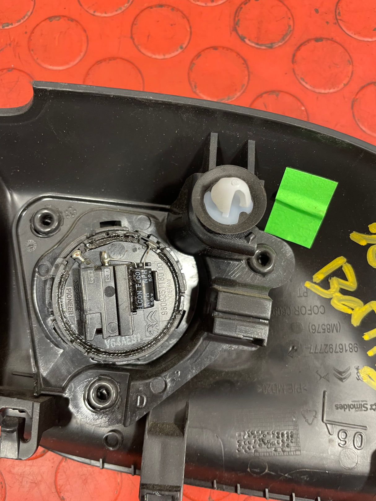 Citroen Berlingo/Peugeot Partner/Vauxhall Combo/Toyota Proace City DOOR SPEAKER Driver's Side 2019-2024 P/N 9816792777 - 1