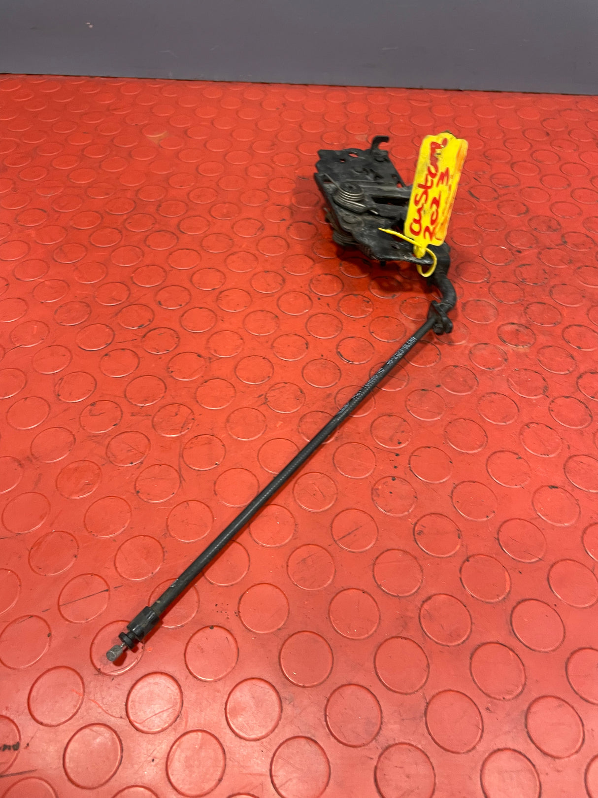 Ford Transit Custom BONNET LATCH MECHANISM & CABLE 2016-2023 (cut in the lever-see photos please) P/N JK2116A665AD / JK2116D662AA
