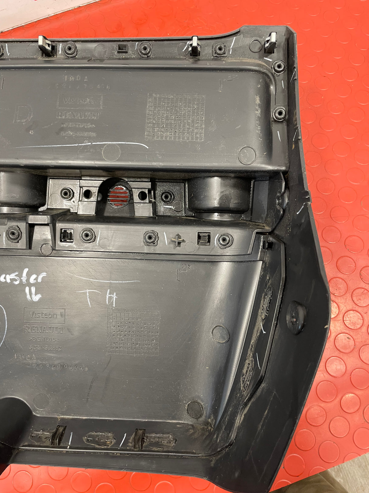 Vauxhall Movano/Renault Master Mk3 LOWER DASH CONSOLE WITH CUP HOLDERS BLACK 2010-2024  P/N 969100040R