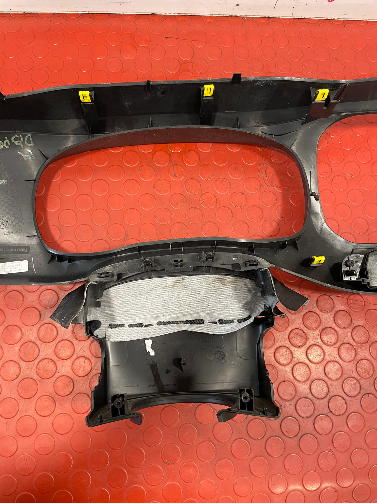 Peugeot Expert Citroen Dispatch Toyota Proace DASHBOARD TRIM CLIMATE CONTROLS WITH STEERING COLUMN TOP 2018-2024  P/N 9809503677