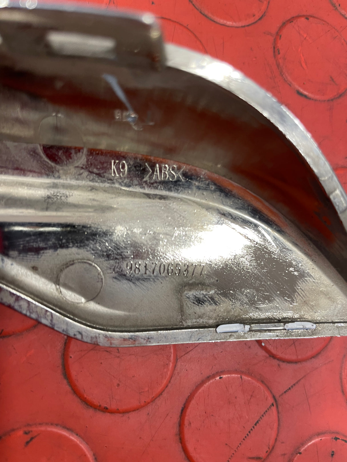 Vauxhall Combo FRONT BUMPER GRILL CHROME LEFT SIDE P/N 9817065377