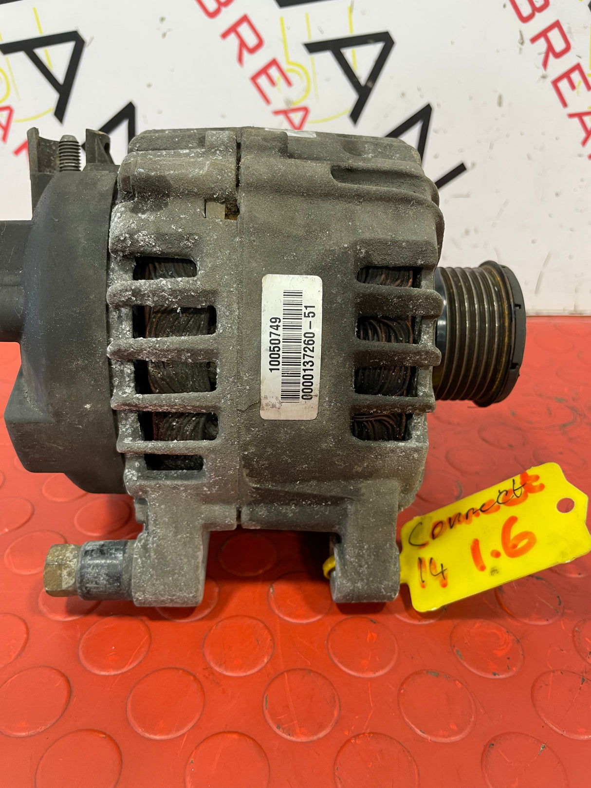 Ford Connect ALTERNATOR 1.6 2014 P/N TG15C183