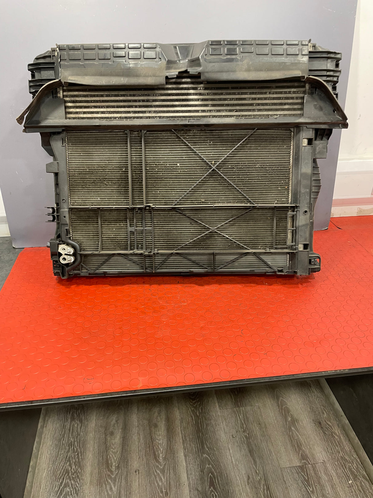 Mercedes Sprinter COOLING SYSTEM RADIATOR PACK,TURBO INTERCOOLER,AC CONDENSER,FAN,HOSES FWD 2019 P/N A9105000200 / A9105010900 / A4479060212 / 3136613503