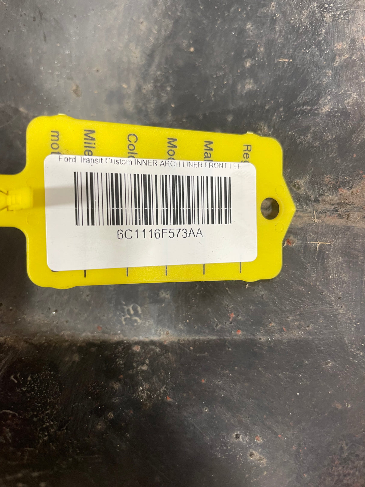Ford Transit Custom INNER ARCH LINER FRONT LEFT SIDE 2002-2024 6C1116F573AA