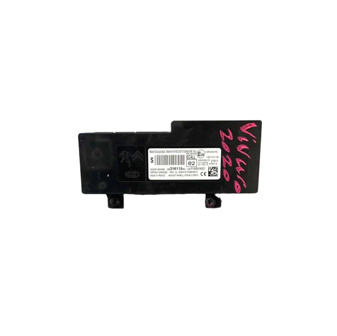 Citroen Berlingo/Peugeot Partner/Vauxhall Combo/Toyota Proace City BLUETOOTH CONTROL MODULE 1.5 2018-2025 P/N 9831611580